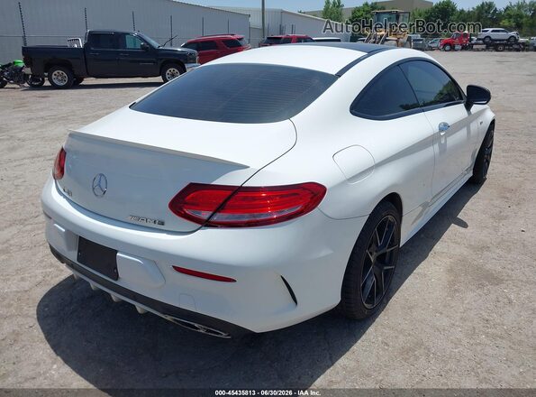 WDDWJ6EB8JF640885 2018 MERCEDES-BENZ AMG C 43 White Задня права чверть