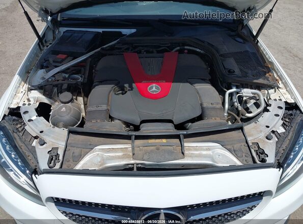 WDDWJ6EB8JF640885 2018 MERCEDES-BENZ AMG C 43 White Вид ззаду