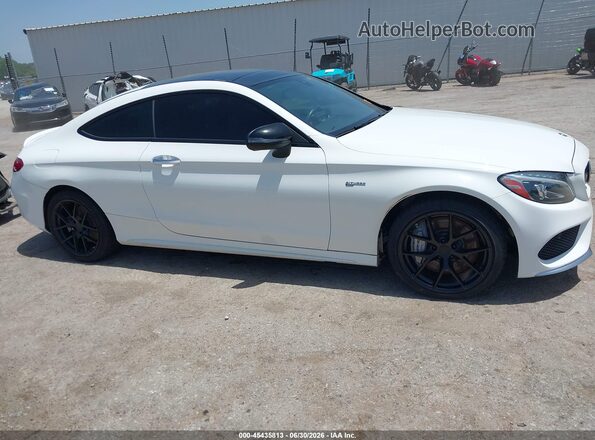 WDDWJ6EB8JF640885 2018 MERCEDES-BENZ AMG C 43 White Вид задньої частини салону