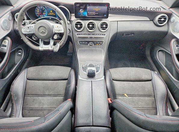 WDDWJ6EB9LF978847 2020 MERCEDES-BENZ C Black წინა პანელის ხედი
