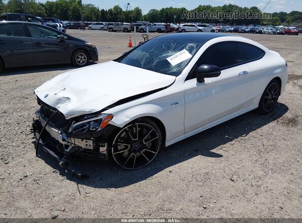 WDDWJ6EBXHF528311 2017 MERCEDES-BENZ AMG C 43 Белый Передняя левая четверть