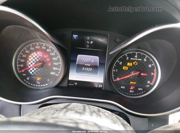 WDDWJ6EBXHF528311 2017 MERCEDES-BENZ AMG C 43 Белый Вид задних сидений
