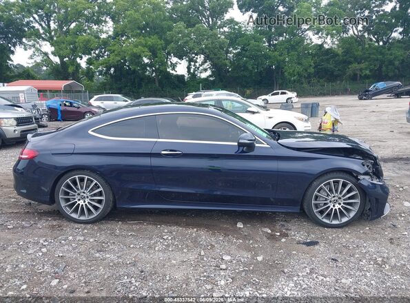 WDDWJ8DB5KF853291 2019 MERCEDES-BENZ C-CLASS Синий Панорамный вид салона 360°