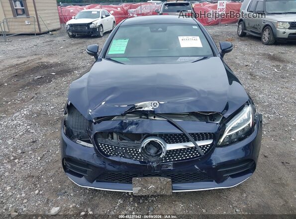 WDDWJ8DB5KF853291 2019 MERCEDES-BENZ C-CLASS Синий Вид задней части салона