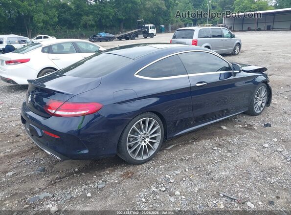 WDDWJ8DB5KF853291 2019 MERCEDES-BENZ C-CLASS Синий Задняя правая четверть