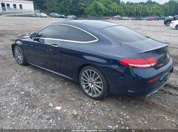 WDDWJ8DB5KF853291 2019 MERCEDES-BENZ C-CLASS Синий Задняя левая четверть