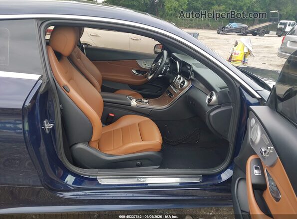 WDDWJ8DB5KF853291 2019 MERCEDES-BENZ C-CLASS Синий Вид салона спереди