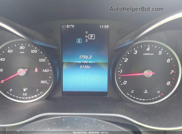 WDDWJ8DB5KF853291 2019 MERCEDES-BENZ C-CLASS Синий Вид задних сидений