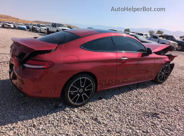 WDDWJ8DB6KF840128 2019 MERCEDES-BENZ C Red Tył prawy