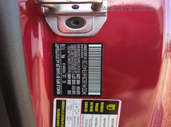 WDDWJ8DB6KF840128 2019 MERCEDES-BENZ C Red Widok komory silnika