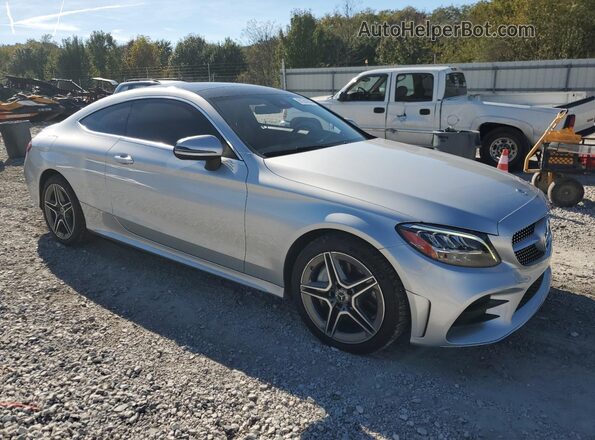 WDDWJ8EBXKF773578 2019 MERCEDES-BENZ C Silver 