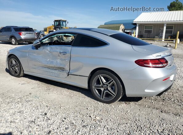 WDDWJ8EBXKF773578 2019 MERCEDES-BENZ C Silver 