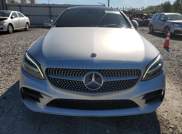 WDDWJ8EBXKF773578 2019 MERCEDES-BENZ C Silver 