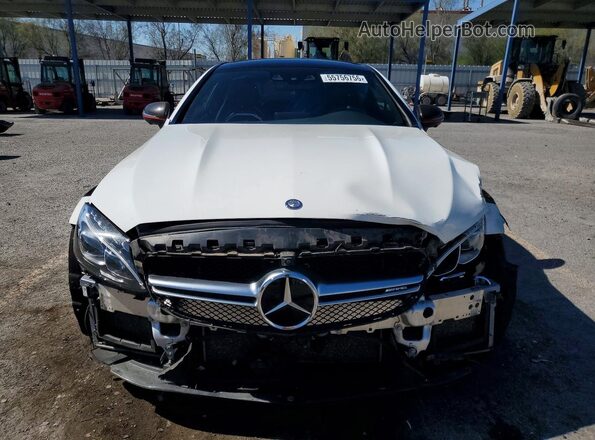WDDWJ8HB5HF462791 2017 MERCEDES-BENZ C White 