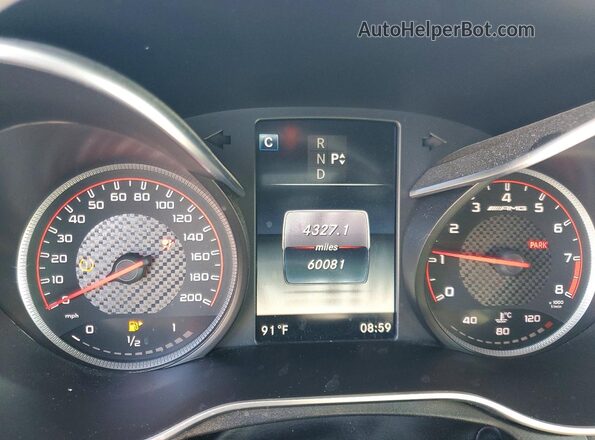 WDDWJ8HB5HF462791 2017 MERCEDES-BENZ C White 