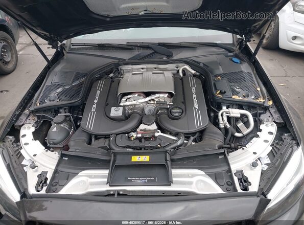 WDDWJ8HB9KF838190 2019 MERCEDES-BENZ AMG C 63 Black Widok z tyłu