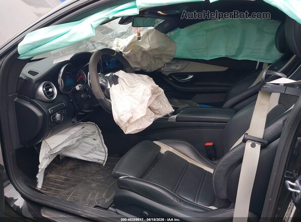 WDDWJ8HB9KF838190 2019 MERCEDES-BENZ AMG C 63 Black Widok wnętrza z przodu