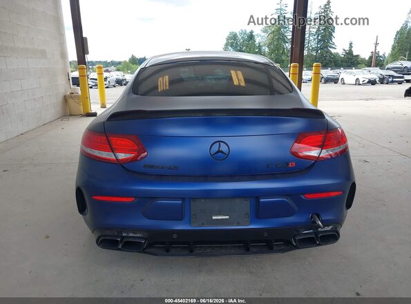 WDDWJ8HBXJF597349 2018 MERCEDES-BENZ AMG C 63 Blue 