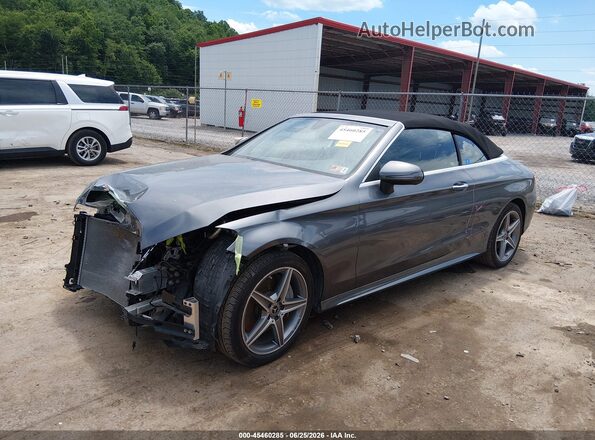 WDDWK4KB1JF620144 2018 MERCEDES-BENZ C-CLASS Gray წინა მარცხენა ხედი სამი მეოთხედიდან