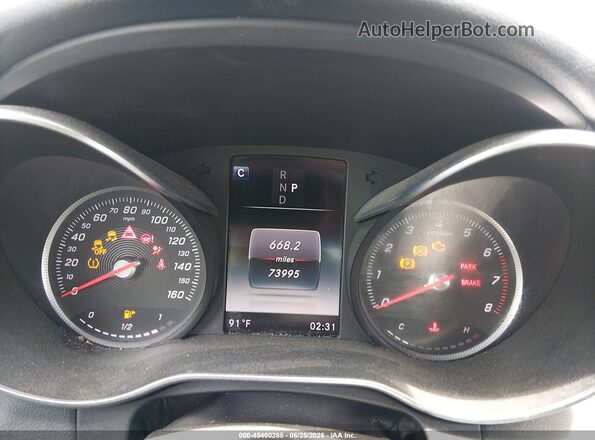 WDDWK4KB1JF620144 2018 MERCEDES-BENZ C-CLASS Gray უკანა სავარძლების ხედი