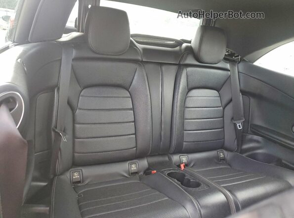 WDDWK4KB5HF483655 2017 MERCEDES-BENZ C Silver Rear seats view