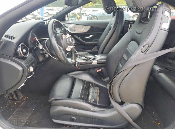 WDDWK4KB5HF483655 2017 MERCEDES-BENZ C Silver Front interior view