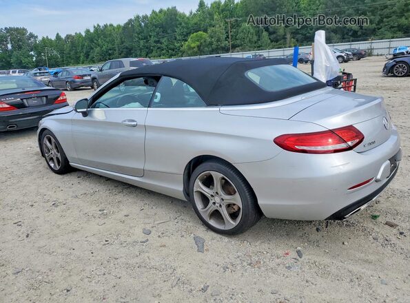 WDDWK4KB5HF483655 2017 MERCEDES-BENZ C Silver Rear left