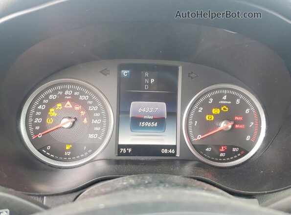 WDDWK4KB5HF483655 2017 MERCEDES-BENZ C Silver Instrument cluster view
