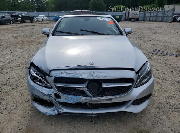 WDDWK4KB5HF483655 2017 MERCEDES-BENZ C Silver Front view