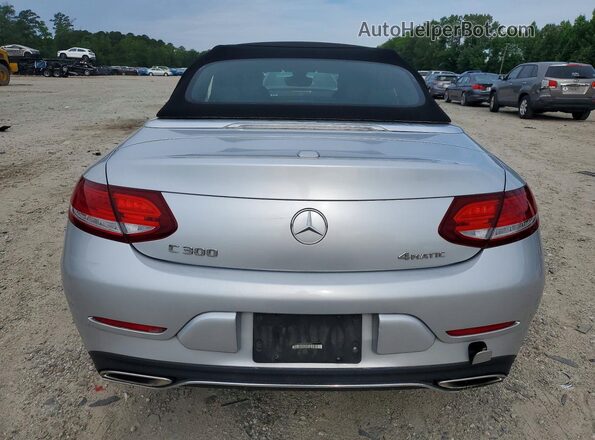 WDDWK4KB5HF483655 2017 MERCEDES-BENZ C Silver Rear view