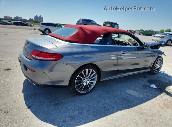WDDWK4KB8HF437608 2017 MERCEDES-BENZ C Gray Rear right