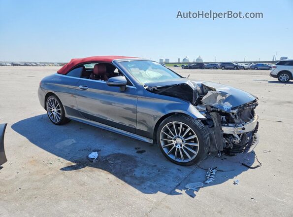 WDDWK4KB8HF437608 2017 MERCEDES-BENZ C Gray Front right