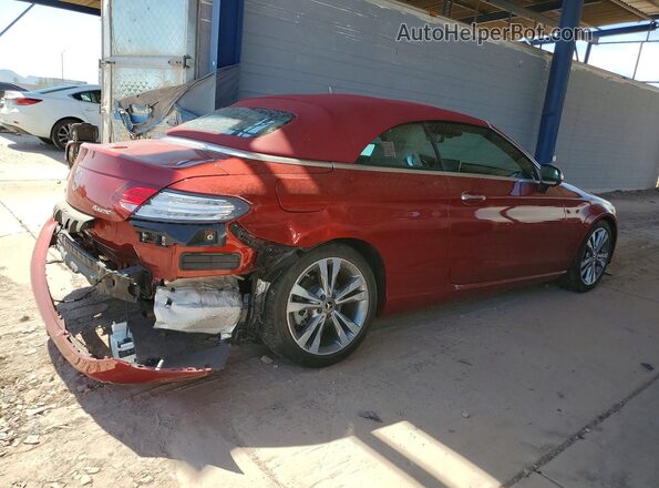 WDDWK4KBXJF745790 2018 MERCEDES-BENZ C Red უკანა მარჯვენა