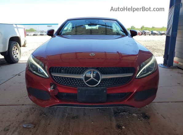 WDDWK4KBXJF745790 2018 MERCEDES-BENZ C Red წინა ხედი
