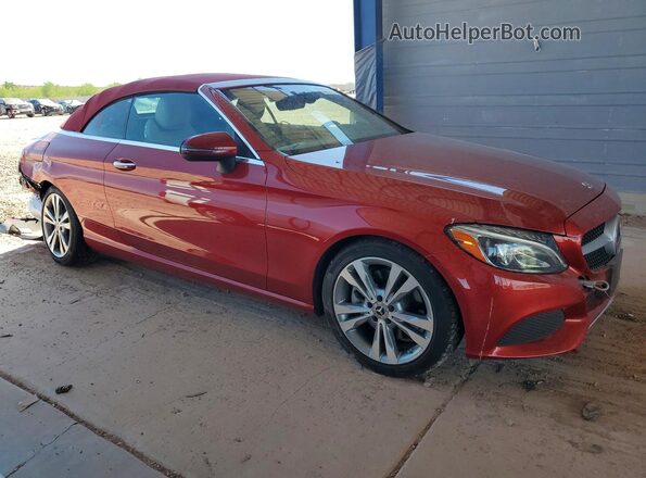 WDDWK4KBXJF745790 2018 MERCEDES-BENZ C Red წინა მარჯვენა