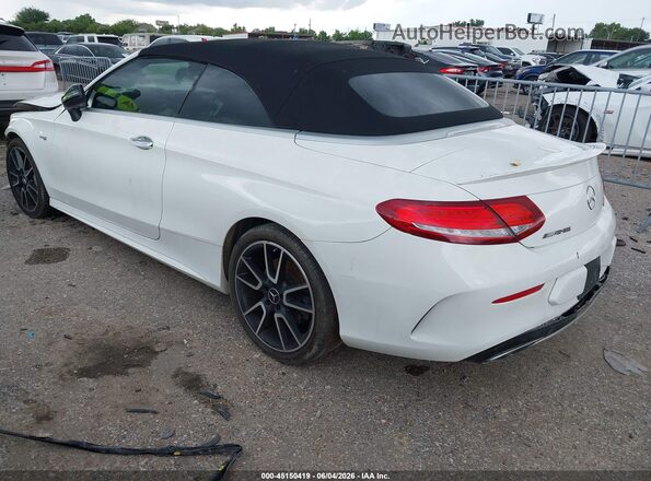 WDDWK6EB1JF689164 2018 MERCEDES-BENZ AMG C 43 Белый Задняя левая четверть
