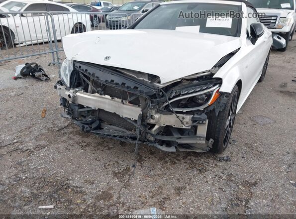 WDDWK6EB1JF689164 2018 MERCEDES-BENZ AMG C 43 Белый Вид спереди