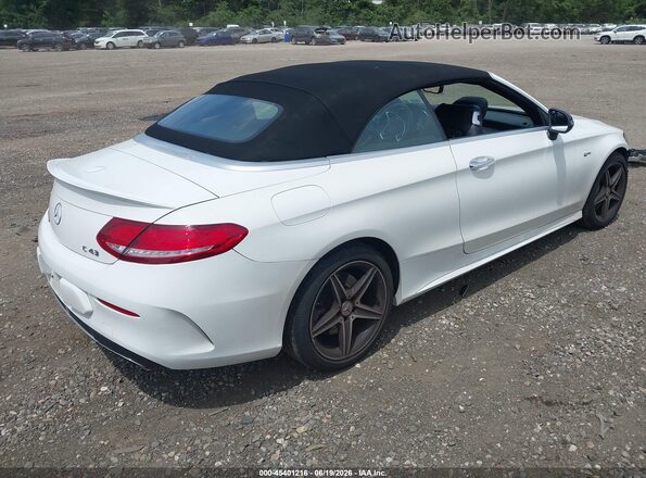 WDDWK6EB1JF691271 2018 MERCEDES-BENZ AMG C 43 Белый Задняя правая четверть