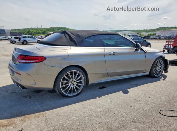WDDWK8DB2KF928784 2019 MERCEDES-BENZ C Серебряный Задняя правая четверть