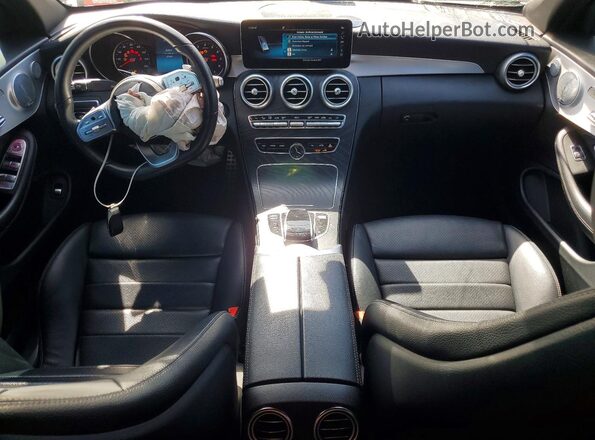WDDWK8DB2KF928784 2019 MERCEDES-BENZ C Серебряный Вид панели приборов