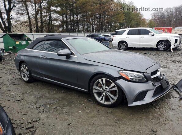 WDDWK8EBXKF782567 2019 MERCEDES-BENZ C Серый Передняя правая четверть
