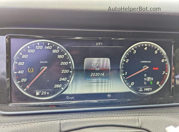 WDDXJ8FB5GA012495 2016 MERCEDES-BENZ S Black Widok zestawu wskaźników