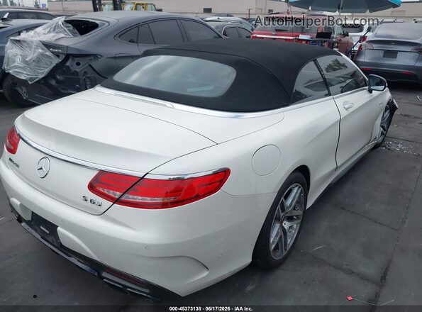 WDDXK7JB1HA024840 2017 MERCEDES-BENZ AMG S 63 White Tył prawy