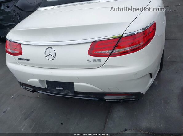 WDDXK7JB1HA024840 2017 MERCEDES-BENZ AMG S 63 White 