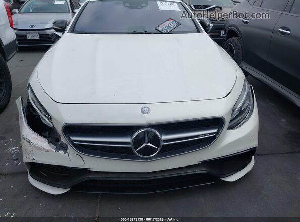 WDDXK7JB1HA024840 2017 MERCEDES-BENZ AMG S 63 White Widok wnętrza z tyłu