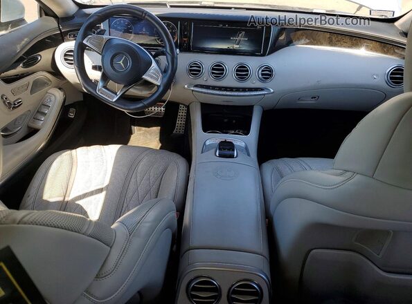 WDDXK7JB5HA019401 2017 MERCEDES-BENZ S Серебряный Вид панели приборов
