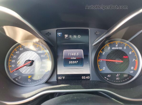 WDDYJ7JAXGA009203 2016 MERCEDES-BENZ AMG Blue Widok zestawu wskaźników