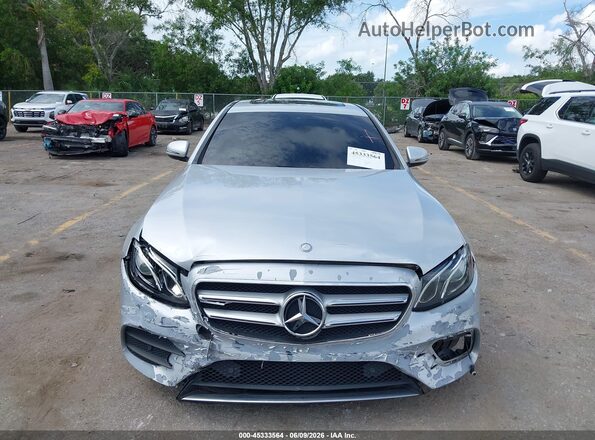 WDDZF4JB0HA182663 2017 MERCEDES-BENZ E-CLASS Silver Front view