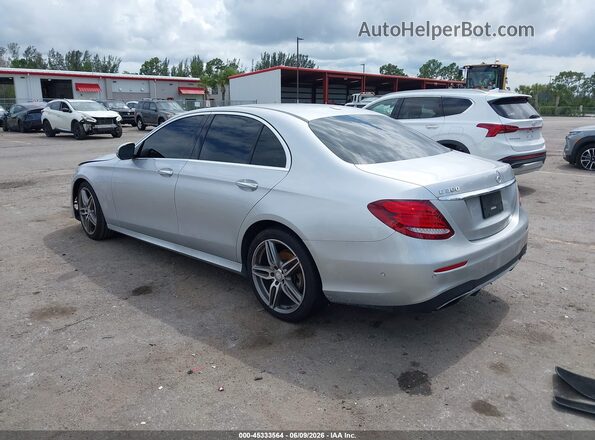 WDDZF4JB0HA182663 2017 MERCEDES-BENZ E-CLASS Silver Rear left