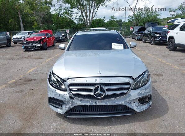 WDDZF4JB0HA182663 2017 MERCEDES-BENZ E-CLASS Silver Instrument cluster view